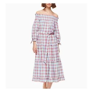 Kate Spade XXL Madras Casual Maxi Dress